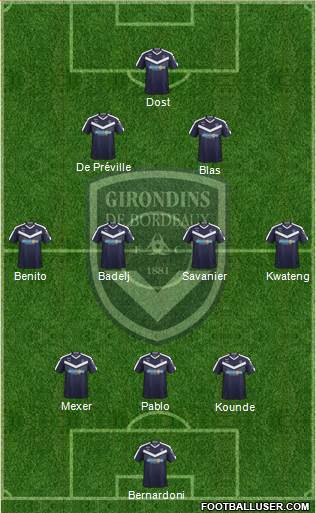 FC Girondins de Bordeaux Formation 2019