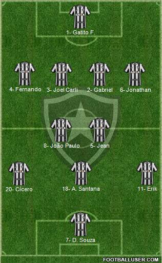 Botafogo FR Formation 2019