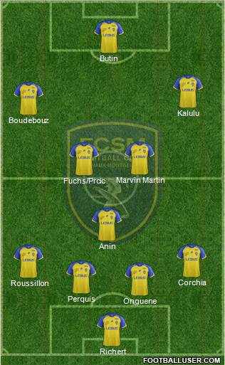 FC Sochaux-Montbéliard Formation 2019