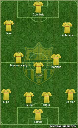 FC Nantes Formation 2019