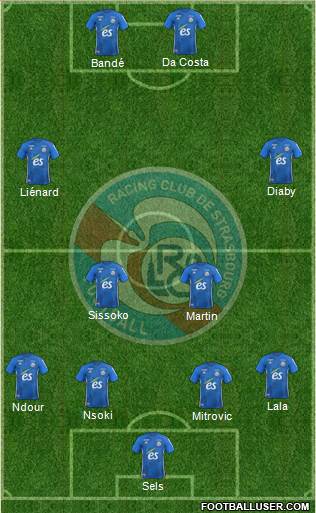 Racing Club de Strasbourg-Football Formation 2019