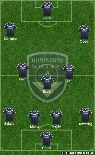 FC Girondins de Bordeaux Formation 2019