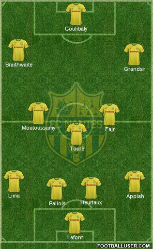 FC Nantes Formation 2019