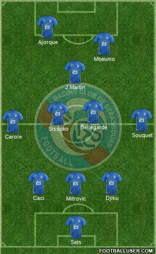 Racing Club de Strasbourg-Football Formation 2019