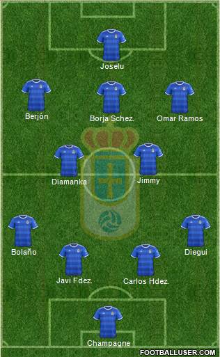 Real Oviedo S.A.D. Formation 2019