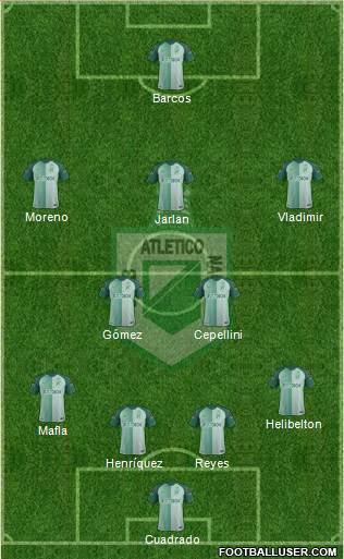 CDC Atlético Nacional Formation 2019