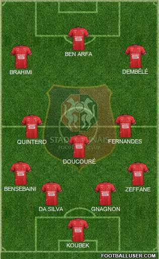 Stade Rennais Football Club Formation 2019