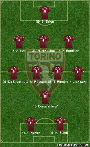 Torino Formation 2019