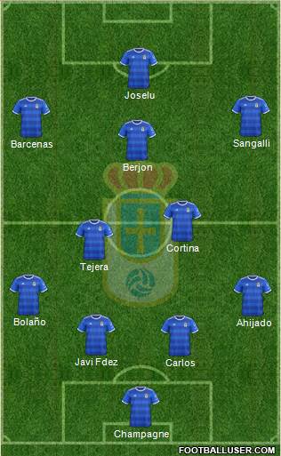 Real Oviedo S.A.D. Formation 2019