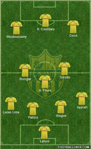 FC Nantes Formation 2019