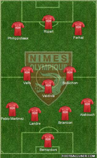 Nîmes Olympique Formation 2019