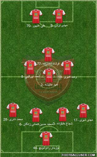 Persepolis Tehran Formation 2019