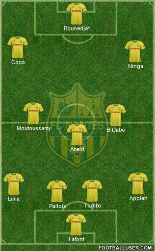 FC Nantes Formation 2019