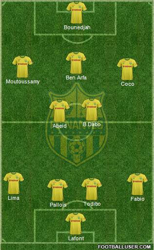 FC Nantes Formation 2019