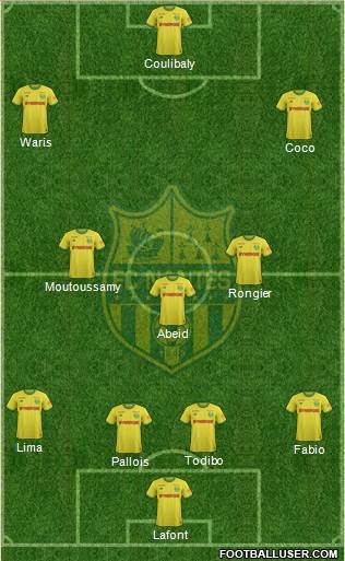 FC Nantes Formation 2019