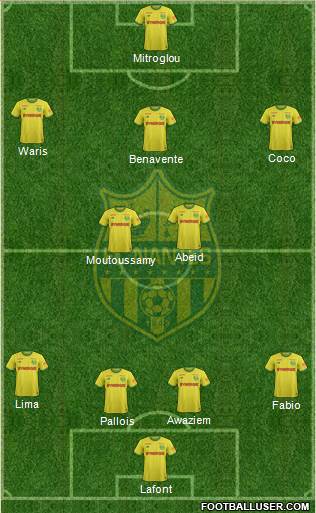 FC Nantes Formation 2019