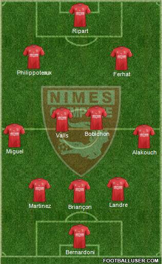 Nîmes Olympique Formation 2019