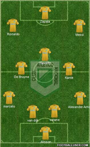 CDC Atlético Nacional Formation 2019