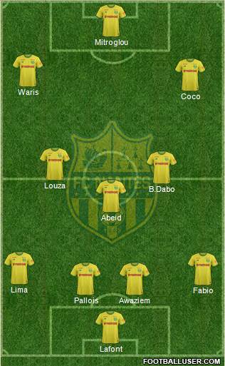 FC Nantes Formation 2019