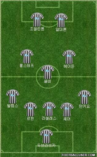 Newcastle United Formation 2019