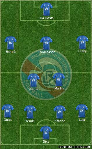 Racing Club de Strasbourg-Football Formation 2019