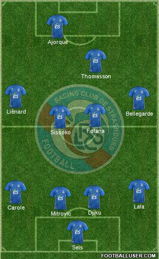 Racing Club de Strasbourg-Football Formation 2019