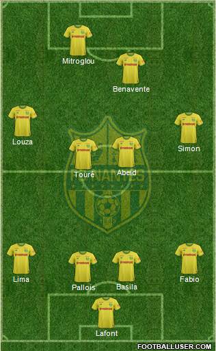 FC Nantes Formation 2019