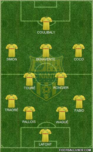 FC Nantes Formation 2019