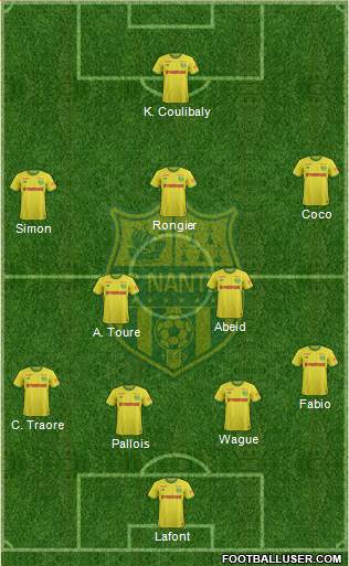 FC Nantes Formation 2019