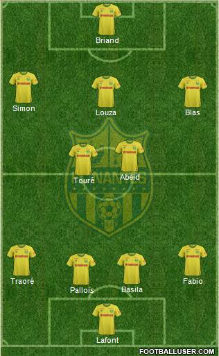 FC Nantes Formation 2019