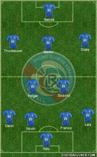 Racing Club de Strasbourg-Football Formation 2019