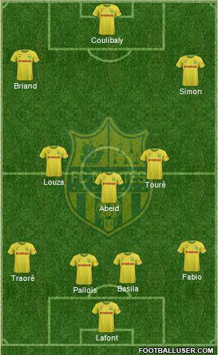 FC Nantes Formation 2019