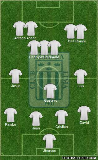 C Alianza Lima Formation 2019