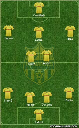 FC Nantes Formation 2019