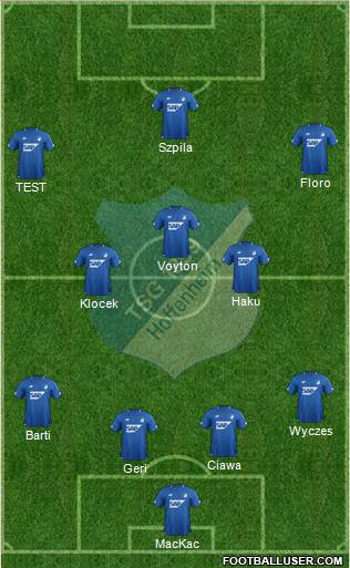 TSG 1899 Hoffenheim Formation 2019