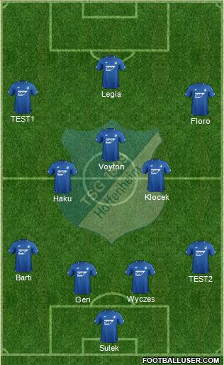 TSG 1899 Hoffenheim Formation 2019