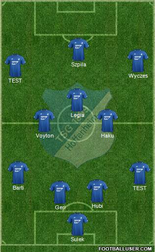 TSG 1899 Hoffenheim Formation 2019