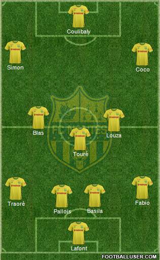 FC Nantes Formation 2019