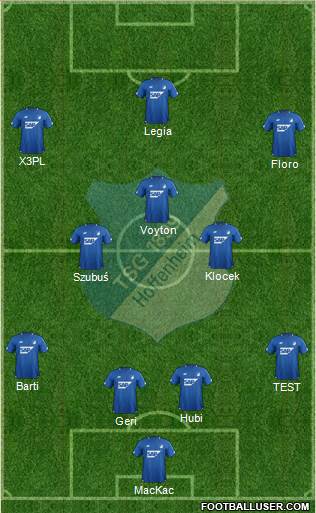 TSG 1899 Hoffenheim Formation 2019