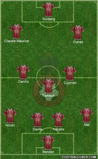 OGC Nice Côte d'Azur Formation 2019