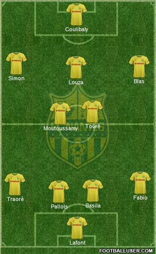 FC Nantes Formation 2019