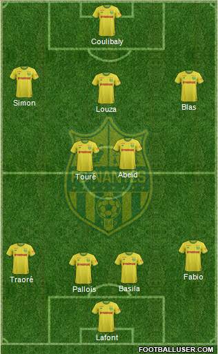 FC Nantes Formation 2019