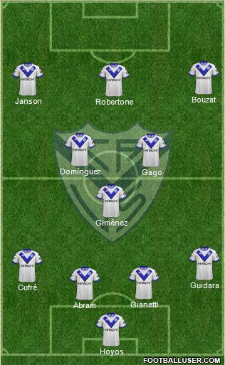 Vélez Sarsfield Formation 2019