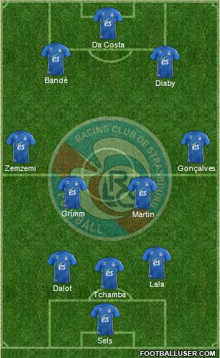 Racing Club de Strasbourg-Football Formation 2019