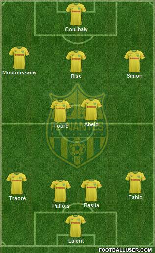 FC Nantes Formation 2019