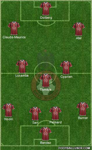 OGC Nice Côte d'Azur Formation 2019