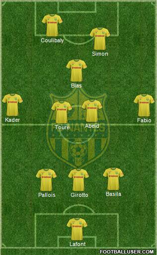 FC Nantes Formation 2019