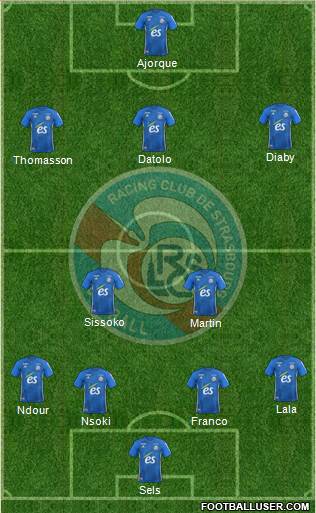 Racing Club de Strasbourg-Football Formation 2019