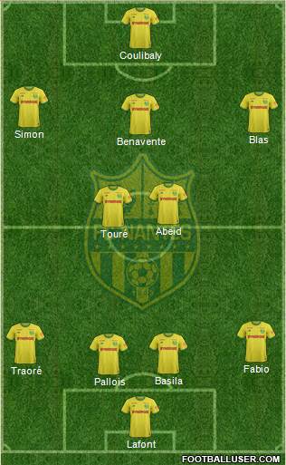 FC Nantes Formation 2019