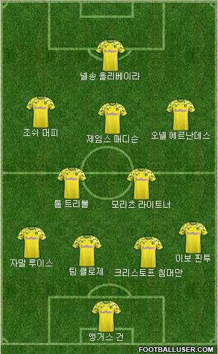 Norwich City Formation 2019